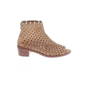 Loeffler Randall Brown Perforated Ankle Booties